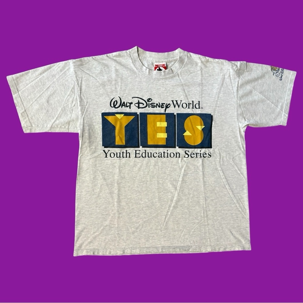 Vintage 1992 Walt Disney World Youth Education Series Tee
